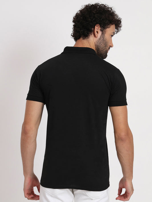 Men Regular Fit Polo T-Shirt