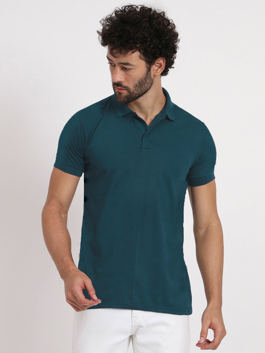 Men Regular Fit Polo T-Shirt