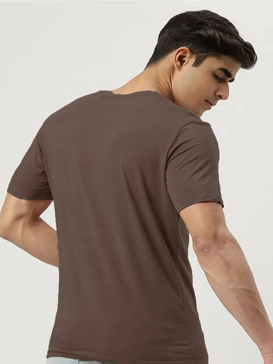 Men Regular Fit Round-Neck T-Shirt