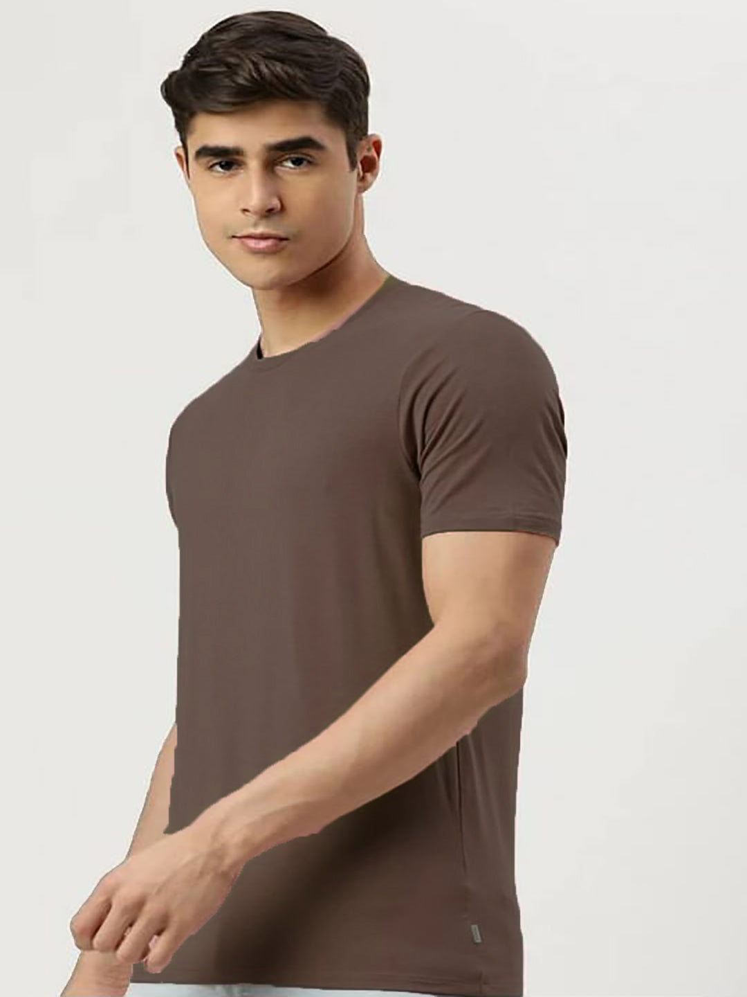 Men Regular Fit Round-Neck T-Shirt
