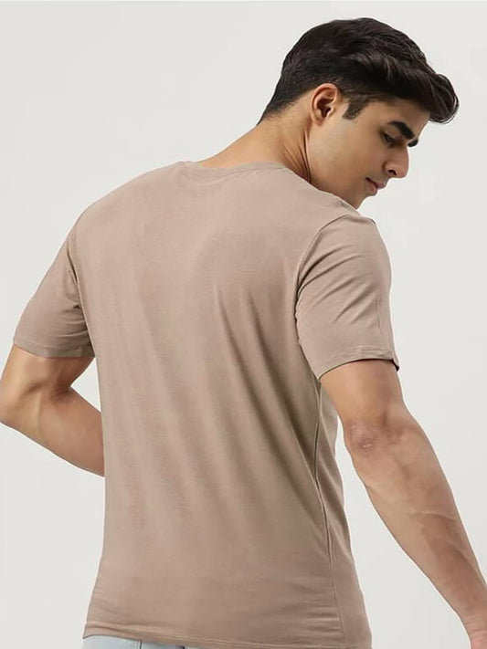 Men Regular Fit Round-Neck T-Shirt