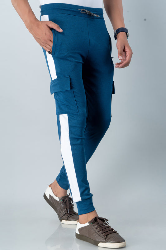 Men Relaxed Mid-Rise Regular 4-Pocket Lycra Jogger