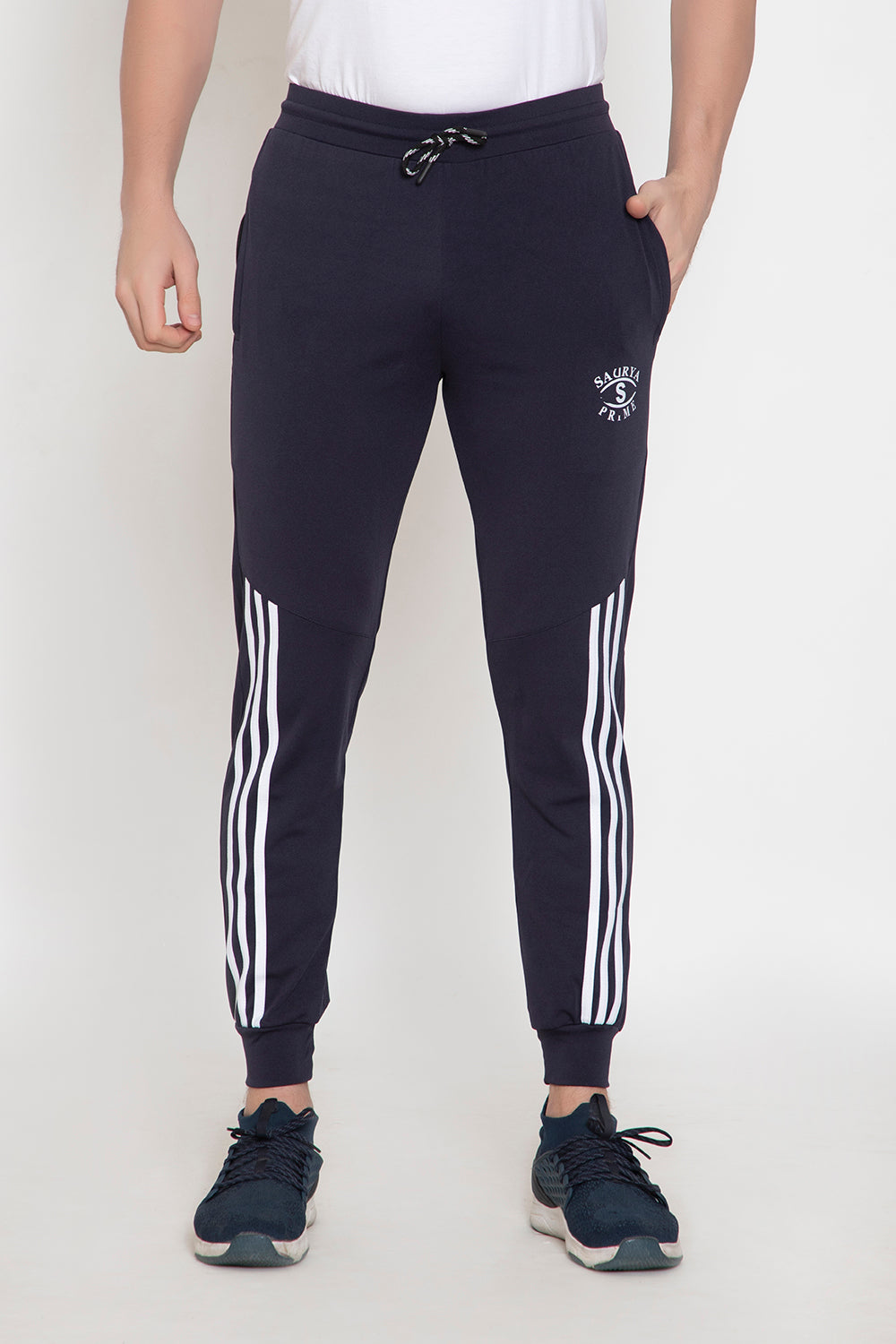 Men Joggers with Drawstring Waist