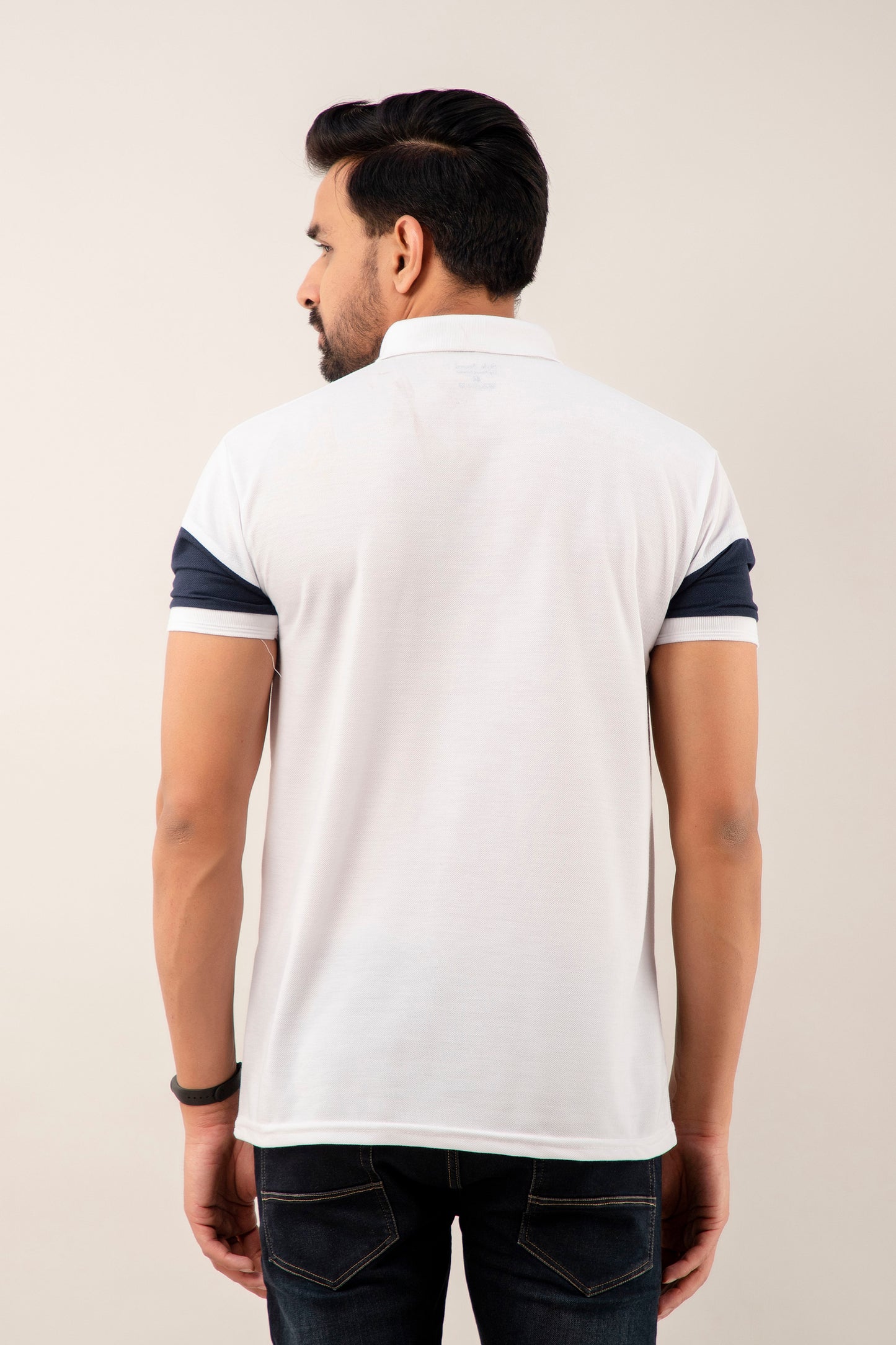 Regular Fit Colourblock Polo T-Shirt