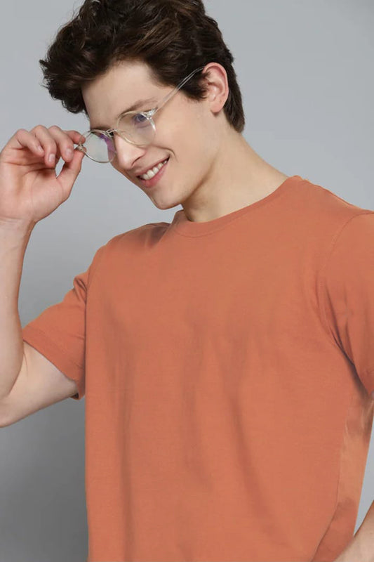 Men Regular Fit Round-Neck T-Shirt