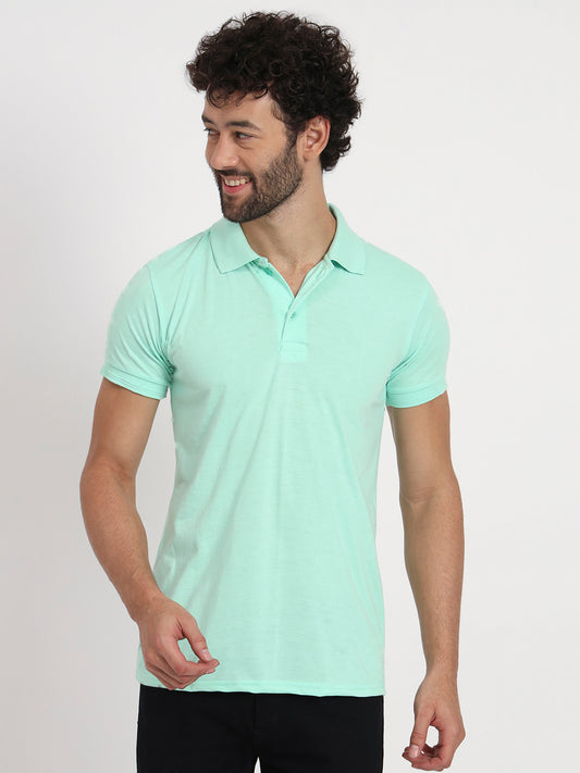 Men Regular Fit Polo T-Shirt