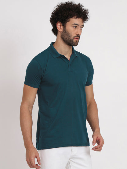 Men Regular Fit Polo T-Shirt