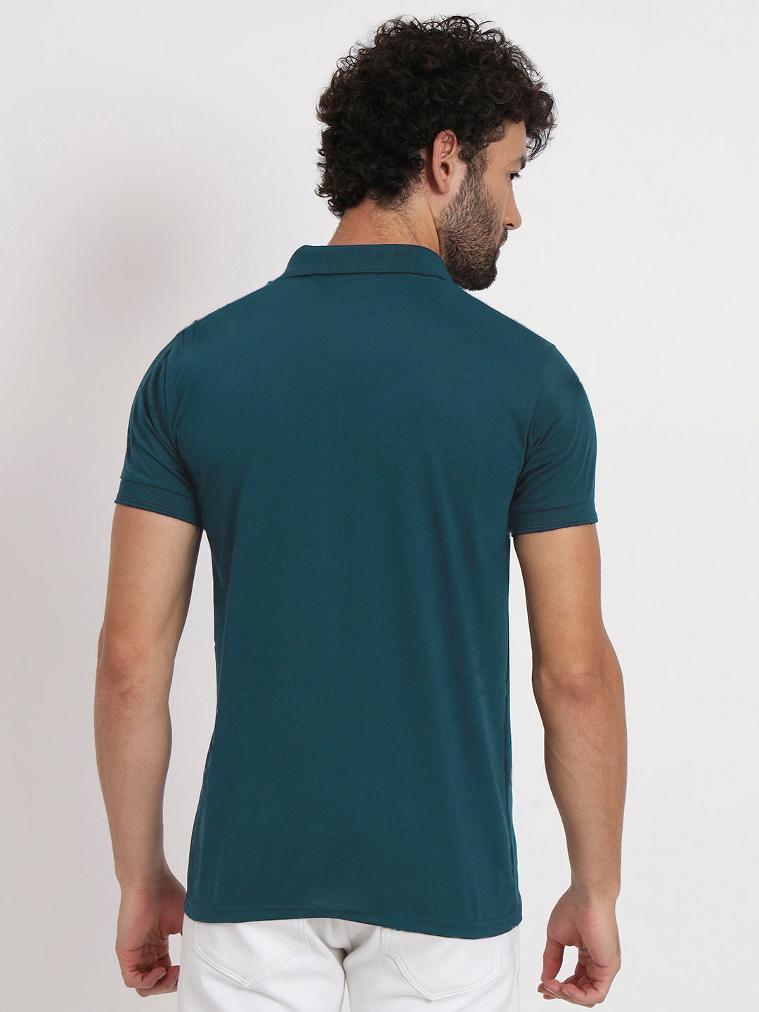 Men Regular Fit Polo T-Shirt