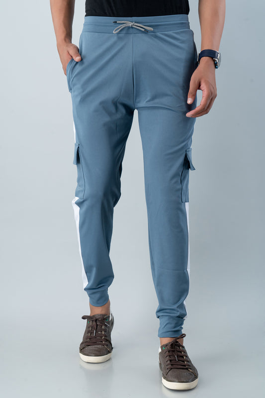 Men Relaxed Mid-Rise Regular Fit Cotton 4-Pocket Lycra Jogger